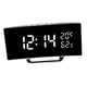 thumbnail image 5 of Reloj despertador digital LED con 3 configuraciones de alarma, atenuación automática, conmutable en  degreeF/ degreeC, moderno Blanco, 5 of 9