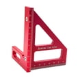 thumbnail image 3 of Regla de medición de ángulo múltiple 45/ de alta regla de alta precisión Triángulo de protractor cuadrado para carpintería de carpintería de 8.5x7.9x11.2cm, 3 of 8