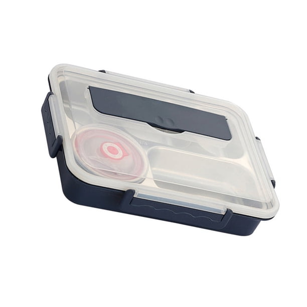 Toystoory Fiambrera Caja de alimentos a prueba de fugas de acero inoxidable Contenedor de almacenamiento de comidas con aislamiento térmico, Verde, L Suministros térmicos azul oscuro L Toystoory HA006687-05