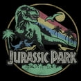 thumbnail image 2 of Men's Jurassic Park Rainbow Emblem  Graphic Tee Black Medium, 2 of 5