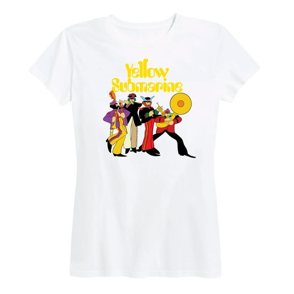 The Beatles - Yellow Submarine Marching Band - Women's Short Sleeve Graphic T-Shirt