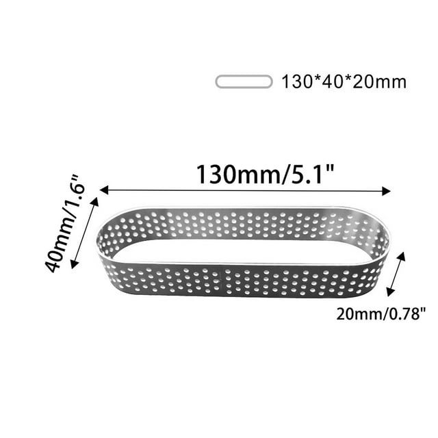 1 Pce Coupe-Gâteau Ovale en Acier Inoxydable pour Cuisine, Outil de Cuisson Neuf