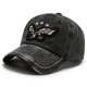 thumbnail image 1 of Gorra de béisbol de mezclilla lavada antigua retro de estilo coreano para hombres y mujeres, gorra de águila curva bordada de estilo callejero que combina con todo, de moda, 1 of 6