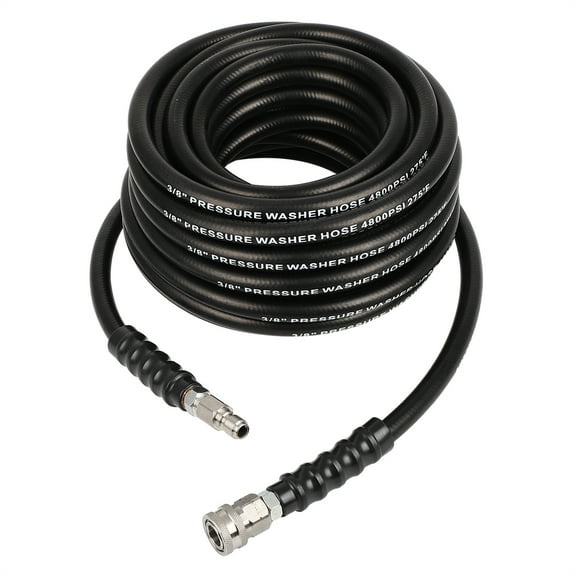 ECCPP 50FT 3/8 Hot Water Pressure Washer Hose Rubber Power Washer Hose 4800psi