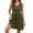 Z-Green18, variant on JIAYUE Women's Dress Above Knee Casual Sleeveless Solid Color Tank With V Neck Fit And Flare For Daily Outings Classic Female Dresses