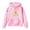 1#Pink, variant on Kiijoy Toddler Girls Hooded Sweatshirt Horse Print Loose Lightfleece Hoodie Pullover Top