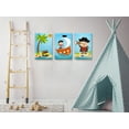 thumbnail image 2 of Awkward Styles Pirates Illustration Pirate Canvas Print Kids Room Wall Art Marine Picture Kids Play Room Wall Art Funny Pirates Art Set of 3 Newborn Baby Room Wall Decor Pirates Wallpapers Made in USA, 2 of 4
