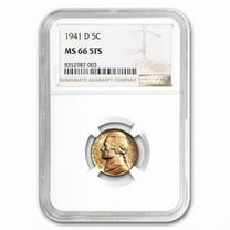 1941-D Jefferson Nickel MS-66 NGC (FS)