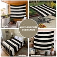 thumbnail image 6 of Black Beige Striped Small Tapestry for Bedroom Wall Hanging Tapestry, Vintage Geometric Line Simple Ceiling Backdrop Tapestries Poster Blanket Wall Decor for Teens Room Living Room Dorm 23" x 28", 6 of 8