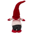 thumbnail image 5 of Northlight Plush Standing Nordic Christmas Gnome - 11", 5 of 5