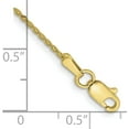 thumbnail image 4 of Avariah Diamonds Solid 10k Yellow Gold 1.4mm Parisian Wheat Chain - 7" Bracelet, 4 of 6