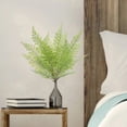 thumbnail image 5 of TNOBHG Realistic Artificial Fern Artificial Fern Realistic Reusable Faux Greenery for Home Wedding Party Indoor/outdoor Garden Yard Decoration Photo Props, 5 of 8
