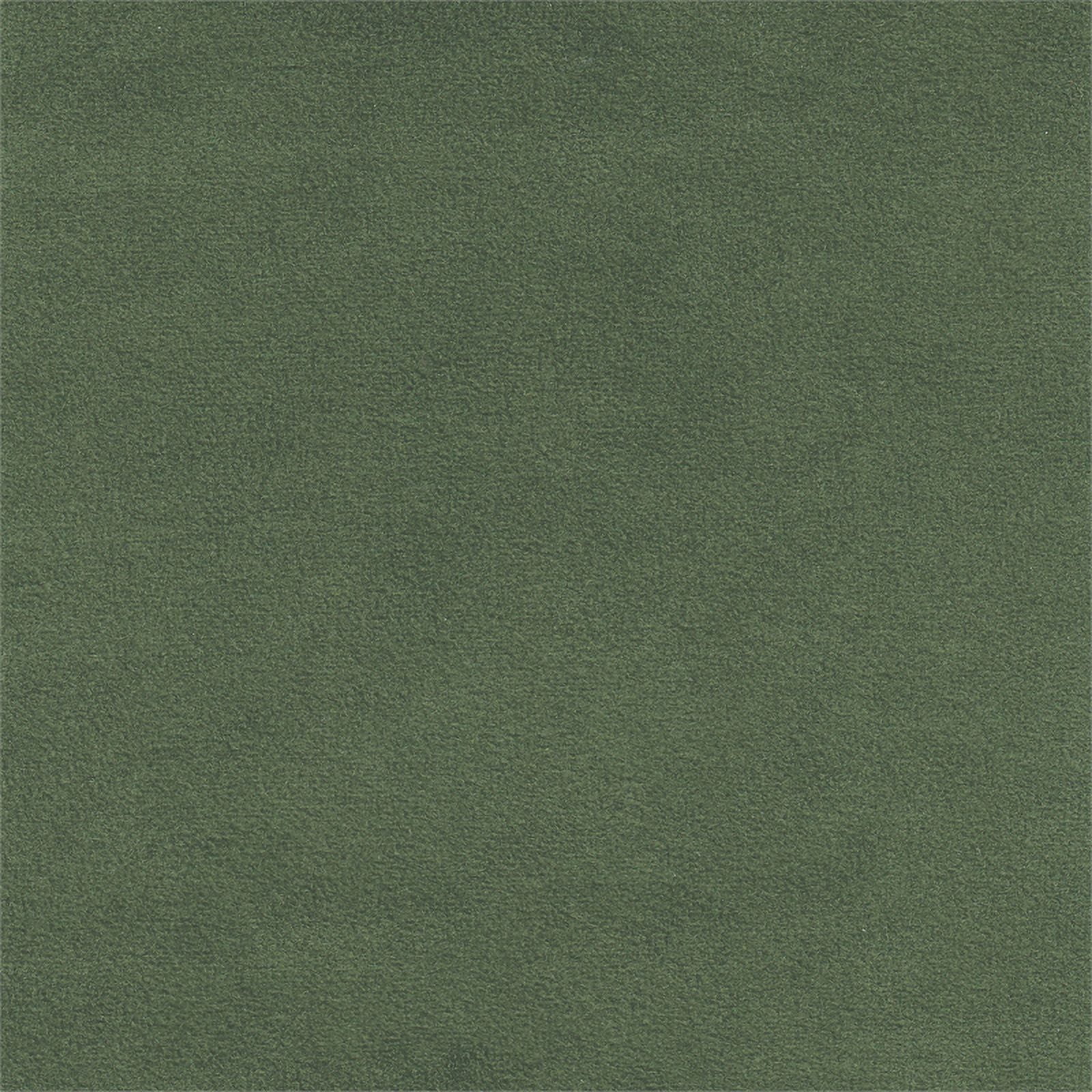 HomePop Round Storage Ottoman, Loden Green Velvet