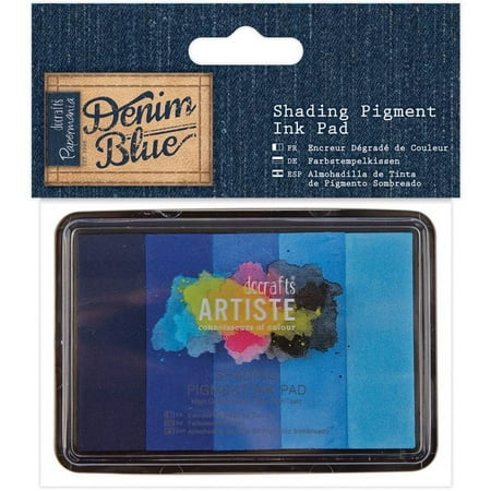 Shading Ink - Artiste Shading Pigment Ink Pad 5pk, Denim