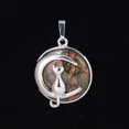thumbnail image 1 of Pendentif Chat Lune pour Collier Rond Pierre Naturelle Chaton Mignon Ajustement Chanceux Femmes, 1 of 6