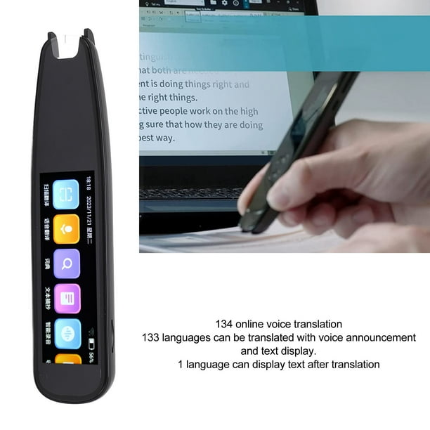 Stylo Scanner, WiFi Mobile Hotspot Scanner Intelligent Stylo Traducteur de Langue, Stylo de Numérisation de Dictionnaire Électronique Portable pour Enfant, Adulte Stylo Scanner, WiFi Mobile Hotspot Scanner Intelligent Stylo Traducteur de Langue, Stylo de Numérisation de Dictionnaire Électronique Portable pour Enfant, Adulte