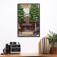 thumbnail image 2 of Cody, Wyoming, Pahaska Tepee (12x18 Aluminum Art, Indoor Outdoor Metal Sign Decor), 2 of 5