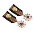 thumbnail image 1 of 2 Piezas Broche Pin Estrella Insignia Salvador Elegante Disfraz Cosplay, 1 of 6