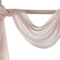 thumbnail image 4 of MDS Pack of 10 Yard Wedding Arch Draping Fabric sheer Chiffon Fabric Drapery for Wedding Ceremony Reception Swag and Backdrop Decorations Fabric 60” width - Nude, 4 of 6
