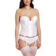 thumbnail image 1 of Carnival Womens Backless Satin Longline Bra, 1 of 2