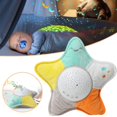 thumbnail image 1 of Lámpara De Proyección De Estrella De Cinco Puntas Para Dormir De Bebé, Almohada De Estrella De Cinco Puntas Desmontable, Juguete De Peluche Musical Brillante Noticed FN006077-00, 1 of 6