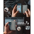 thumbnail image 3 of Tarjetero VULKIT con bloqueo RFID para 12 tarjetas, color gris hierro, 3 of 6