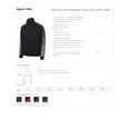 thumbnail image 2 of Sport-Tek JST93 Mens Dot Sublimation Tricot Track Jacket - True Navy/ Iron Grey - 2X-Large, 2 of 2