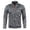 Dark Gray, variant on Men's Collar Zipper Knit Sweater Coat Casual Loose Fit Thin Velvet Business Style Jacket