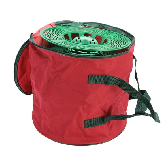 Northlight 3ct Light Strand Storage Reels with a Zip Up Bag - Red/Green