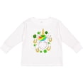 thumbnail image 3 of Inktastic Cute St. Patrick's Day Unicorn Boys or Girls Long Sleeve Toddler T-Shirt, 3 of 5