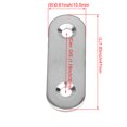 thumbnail image 5 of BQLZR Lot de 10 Assiettes Droites en Acier Zingué 15.5X47mm Trou de 5MM, 5 of 5