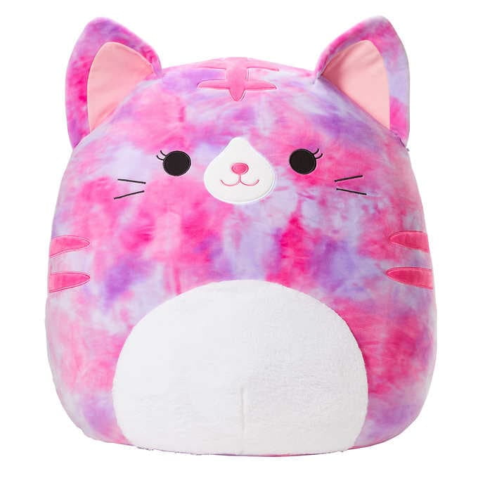 Squishmallows Tricolor Sequin Shany The Cat 15 inch Plush Toy for sale online 