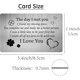 thumbnail image 2 of Tarjeta de billetera con "Te amo", inserto de billetera grabado, inserto de billetera de metal, mini notas de amor de aniversario, regalo, 2 of 7