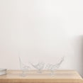 thumbnail image 7 of 3-Piece Iron Bird Statue Set – White Metal Figurines, Tabletop Animal Sculpture Decor, Miniature Art Ornament for Desk, Shelf, Housewarming Gift, 7 of 7