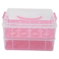 thumbnail image 4 of Minkissy Dessert Box Cake Packing Holder PP 1Pack for Outdoor Events, 4 of 8