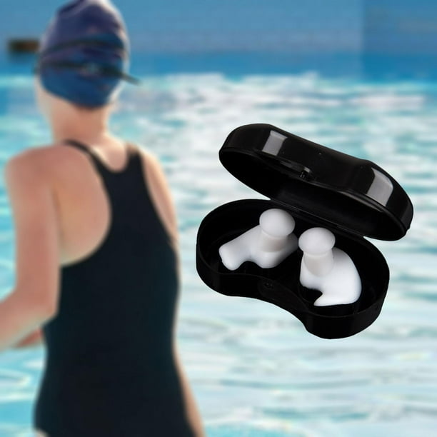 Tapones para los oídos para natación, protectores de oídos con cancelación de ruido, auriculares en espiral, tapones para los oídos de silicona para surf, baño, snorkel, ducha
