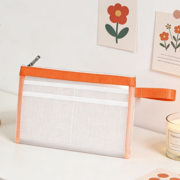 Bolsa impermeable para documentos – Organizador portátil para papeles, certificados y cuadernos | Almacenamiento de papel multiusos para la oficina, la escuela y el hogar.