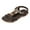 Coffee, variant on Women Sandals Summer Elegant Toe Separator Comfortable Summer Shoes Flat With Footbed Breathable Slingback For Beach Holidays Leisure ,Us Size:10
