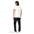 thumbnail image 4 of Polo Tommy Hilfiger de dos tonos con cuello oscuro para hombre, blanco, 4 of 5