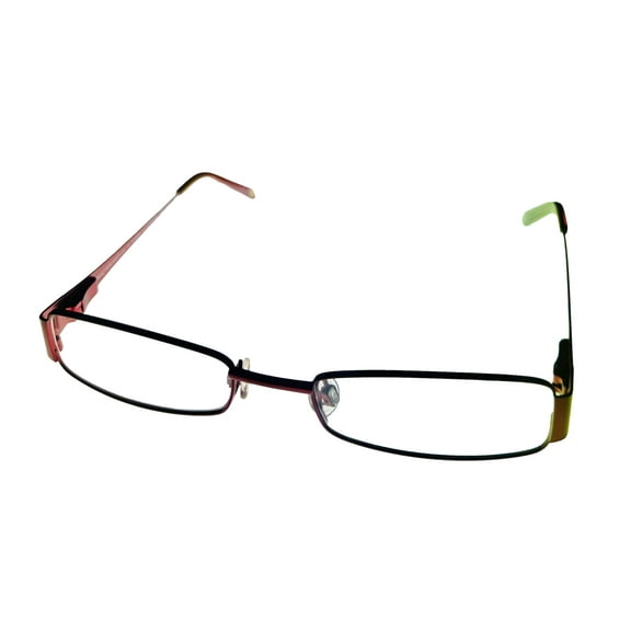 Kenneth Cole Reaction Metal Soft Rectangle Eyewear Frame, KC656 Burgundy. 50mm