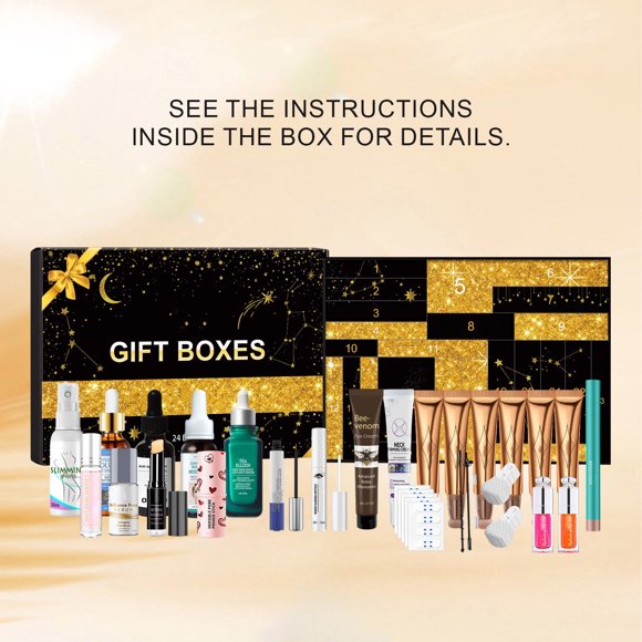 Beauty Advent Calendar 2024 Makeup Set Countdown Calendar Christmas Advent Calendar With Makeup Set For Girls 24 Day Makeup Calendar