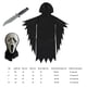 thumbnail image 3 of Disfraz Fantasma Aterrador Grito Espeluznante Halloween para Y Adultos, 3 of 9