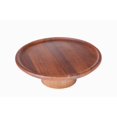 thumbnail image 2 of Holiday Time Acacia Wood Cake Stand 11.8inch, 2 of 8