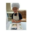 thumbnail image 4 of Tovla Jr. Kids Cookbook, Cooking Apron and Hat Set with Pocket for Boys and Girls, Comfortable Cotton Canvas Perfect for Baking, Painting and Gardening, Suitable for Children Ages 4-10, 4 of 6