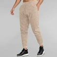 thumbnail image 4 of Sweatpants for Men 2025 Waffle Drawstring Fitness Workout Joggers with Pockets Mens Casual Pants Trousers, 4 of 8