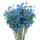 thumbnail image 1 of Chico Aliento Oscuro Azul Artificiales Flores 3 Ramas 8uds Real Toque, 1 of 6