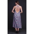 thumbnail image 3 of Bimba Robe de Plage Dos Nu Imprimée Florale pour Femmes Col Halter Long RayonDress-TTG, 3 of 6