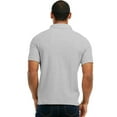 thumbnail image 3 of VENTANA Mens Cotton Blend Polo Shirt Slim Collared Tee, 3 of 3