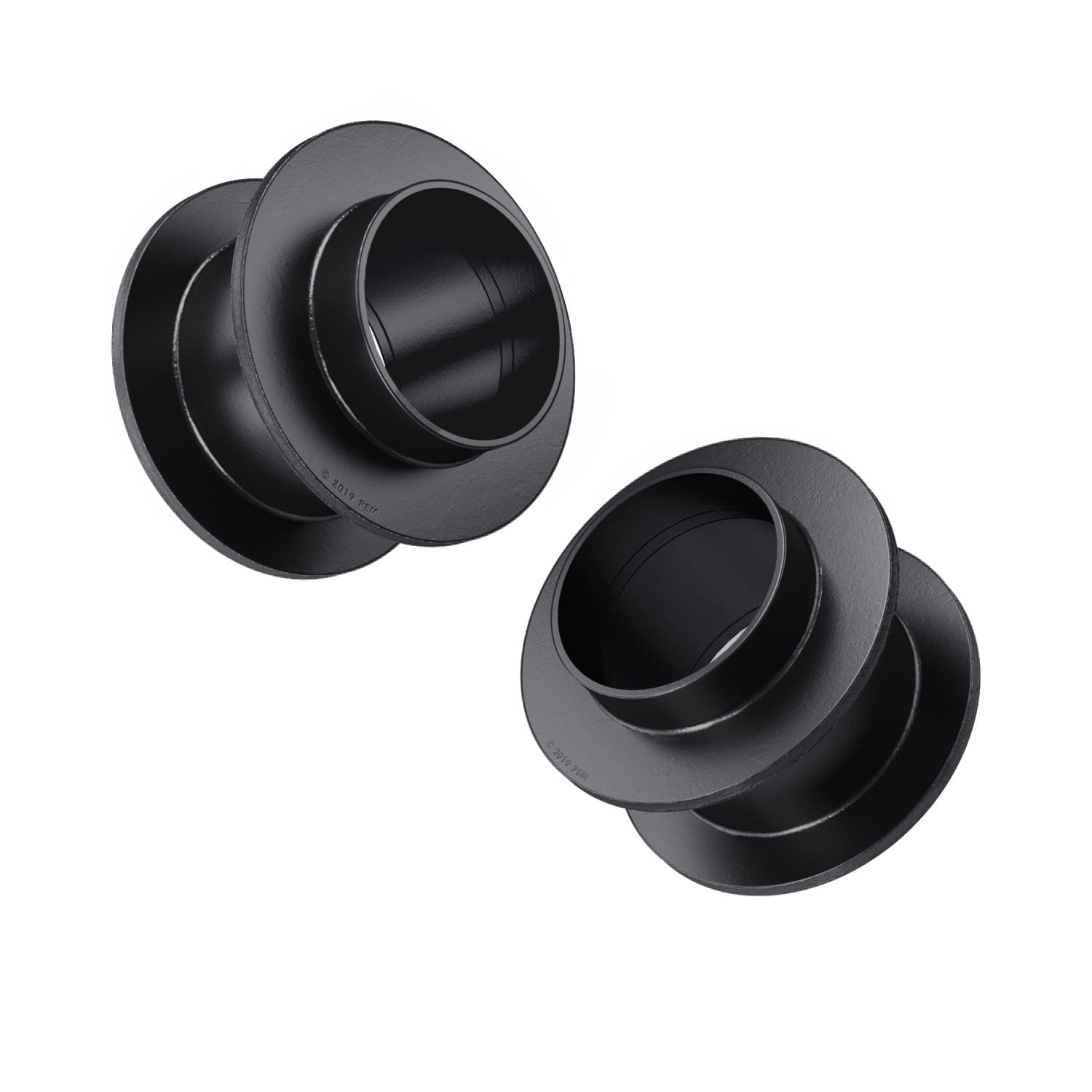 Front Leveling Kit - 3 inch Lift - Only for 2WD Trucks - Compatible with 1994-2006 Dodge Ram 1500, 1994-2018 Dodge Ram 2500 3500, 1994-2011 Dakota - Steel Coil Spring Black Spacers