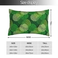thumbnail image 2 of Kdxio Cotton Pillow Cases 20"x30" Pillowcases,Soft and Breathable Bedroom Pillow Cases-Green Flower-No Pillow Core, 2 of 5